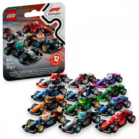 Klocki Minifigures 71049 Kolekcjonerski bolid F1 (display 36 sztuk) LEGO Klocki Minifigures 71049 Kolekcjonerski bolid F1 (display 36 sztuk) LEGO