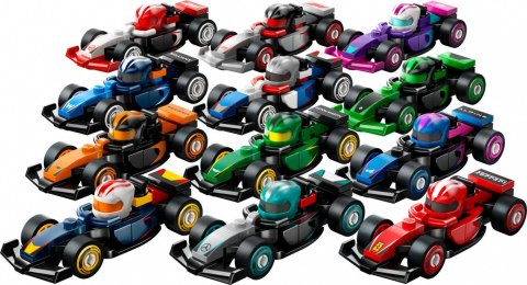 Klocki Minifigures 71049 Kolekcjonerski bolid F1 (display 36 sztuk) LEGO Klocki Minifigures 71049 Kolekcjonerski bolid F1 (display 36 sztuk) LEGO