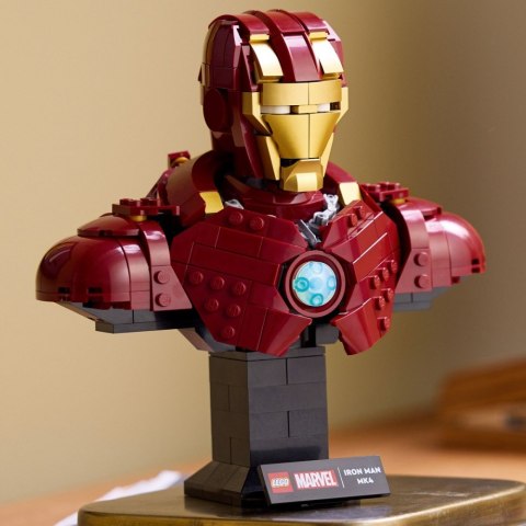 Klocki Super Heroes 76327 Popiersie Iron Mana MK4 LEGO Klocki Super Heroes 76327 Popiersie Iron Mana MK4 LEGO