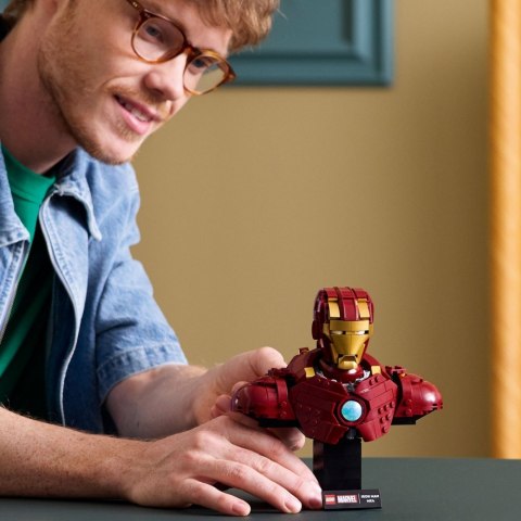 Klocki Super Heroes 76327 Popiersie Iron Mana MK4 LEGO Klocki Super Heroes 76327 Popiersie Iron Mana MK4 LEGO