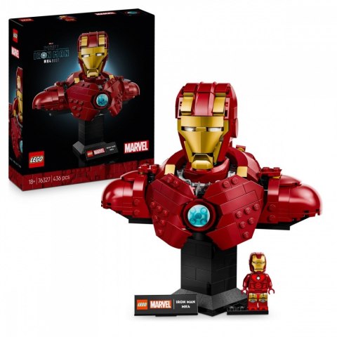 Klocki Super Heroes 76327 Popiersie Iron Mana MK4 LEGO Klocki Super Heroes 76327 Popiersie Iron Mana MK4 LEGO