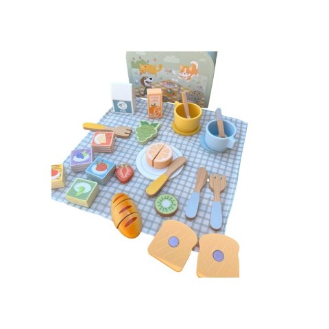 TOOKY TOY Zestaw Piknikowy Owoce do Krojenia Zestaw Śniadaniow Tooky Toy TOOKY TOY Zestaw Piknikowy Owoce do Krojenia Zestaw Śniadaniow Tooky Toy