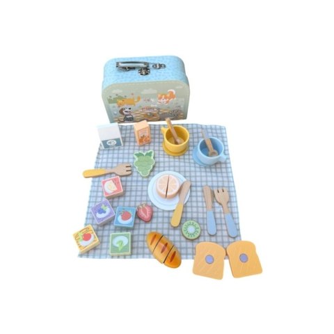 TOOKY TOY Zestaw Piknikowy Owoce do Krojenia Zestaw Śniadaniow Tooky Toy TOOKY TOY Zestaw Piknikowy Owoce do Krojenia Zestaw Śniadaniow Tooky Toy