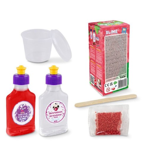 Zestaw super slime - Truskawka TUBAN Zestaw super slime - Truskawka TUBAN