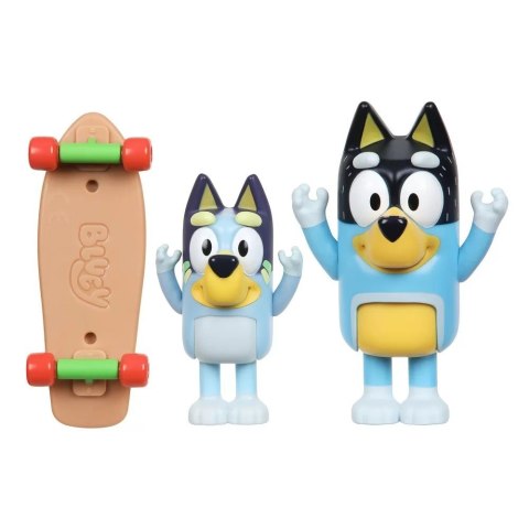 Bluey Figurki 2pak Jazda na deskorolce Tm Toys