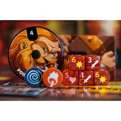 Gra Dice Throne Starcie 1 Barbarzyńca vs. Księżycowa Elfka Lucky Duck Games Gra Dice Throne Starcie 1 Barbarzyńca vs. Księżycowa Elfka Lucky Duck Games