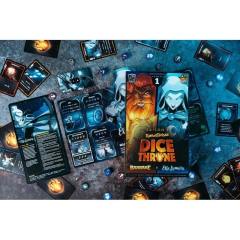 Gra Dice Throne Starcie 1 Barbarzyńca vs. Księżycowa Elfka Lucky Duck Games Gra Dice Throne Starcie 1 Barbarzyńca vs. Księżycowa Elfka Lucky Duck Games
