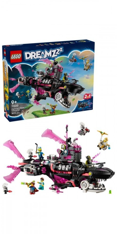 Klocki DREAMZzz 71500 Koszmarny Rekinokręt podwodny LEGO Klocki DREAMZzz 71500 Koszmarny Rekinokręt podwodny LEGO