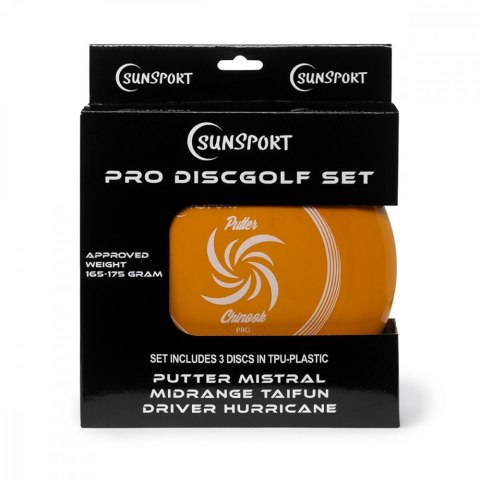 Gra DiscGolf set Pro, Putter,Mid Range&Drivet Plastik Tactic