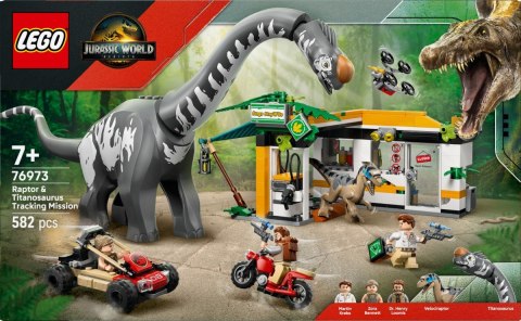 Klocki Jurassic World 76973 Na tropie tytanozaura i raptora LEGO