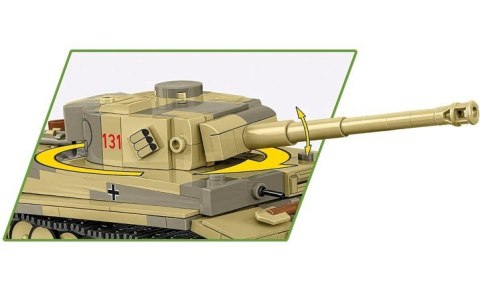 Klocki Panzer VI Tiger I no 131 442 klocki Cobi Klocki