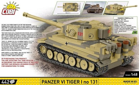 Klocki Panzer VI Tiger I no 131 442 klocki Cobi Klocki
