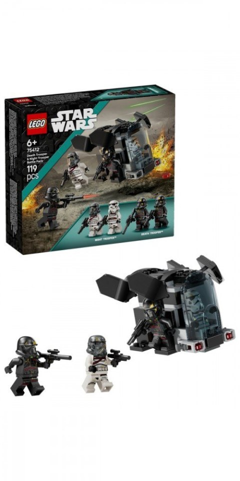 Klocki Star Wars 75412 Szturmowiec Śmierci i nocny szturmowiec - zestaw bitewny LEGO