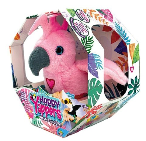 Maskotka interaktywna Happy Yappers Wesołe gadułki - Kakadu Cobi
