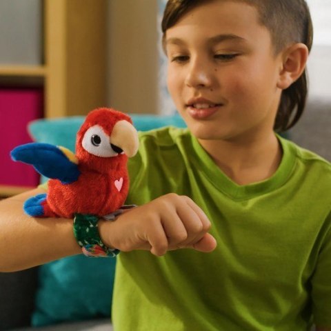 Maskotka interaktywna Happy Yappers Wesołe gadułki - Papuga czerwona Cobi