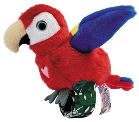 Maskotka interaktywna Happy Yappers Wesołe gadułki - Papuga czerwona Cobi