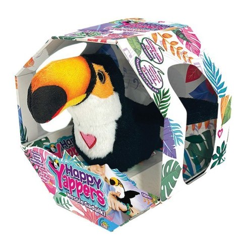 Maskotka interaktywna Happy Yappers Wesołe gadułki - Tukan Cobi