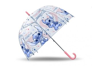 Parasolka przezroczysta, automatyczna, 19 cali, poliester Stitch Kids Euroswan