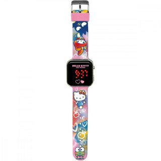 Zegarek LED z kalendarzem Hello Kitty Kids Euroswan