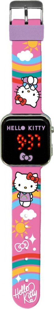 Zegarek LED z kalendarzem Hello Kitty Kids Euroswan