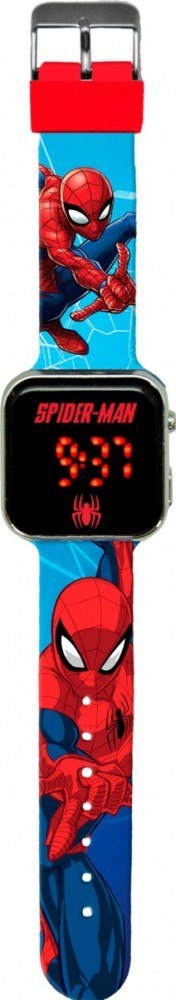 Zegarek LED z kalendarzem Spiderman Kids Euroswan