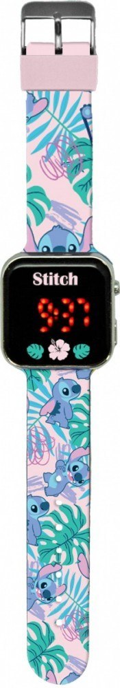 Zegarek LED z kalendarzem Stitch Kids Euroswan