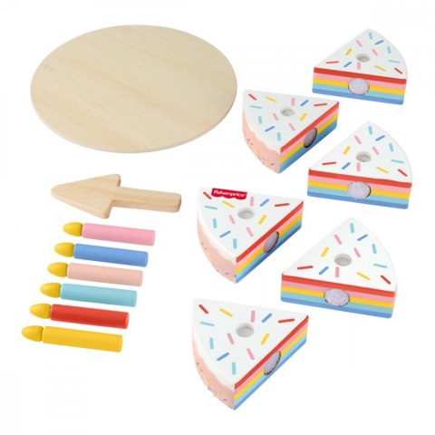 Drewniany tort Fisher Price