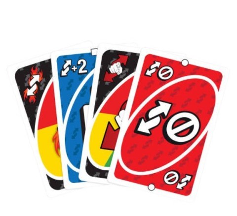 Gra UNO Pakiety uzupełniające display 24 sztuki Mattel