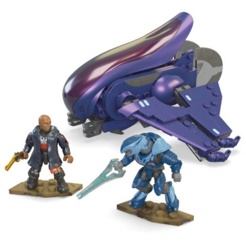 Halo Klocki 205 elementów Zestaw Renegat Banshee Mega Bloks