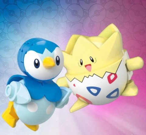 Klocki MEGA Pokemon Pokeball Togepi i Piplup 41 elementów Mega Bloks