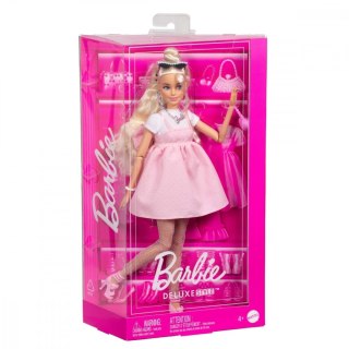 Lalka Barbie Deluxe Style 3 Różowa sukienka z dużą kokardą Mattel