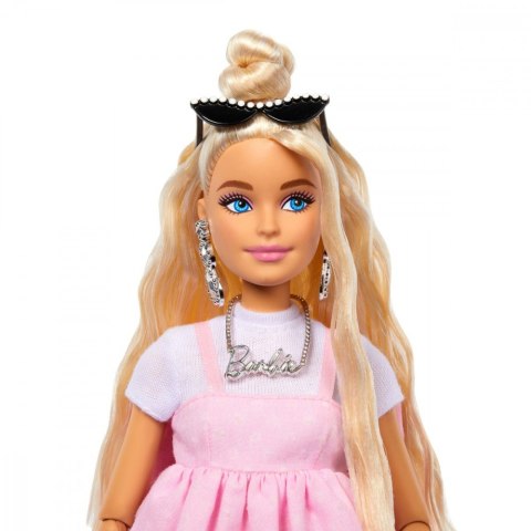 Lalka Barbie Deluxe Style 3 Różowa sukienka z dużą kokardą Mattel