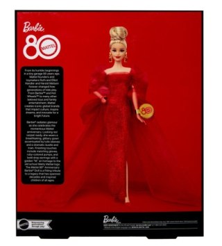 Lalka Barbie Signature 80-lecie kolekcjonerska Mattel