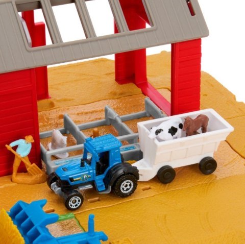 Matchbox Zestaw Farma zwierzęta traktor dźwięk Mattel