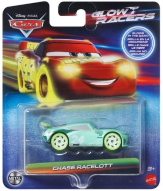 Pojazd Świecący W Ciemności Cars Glow Racers Mattel