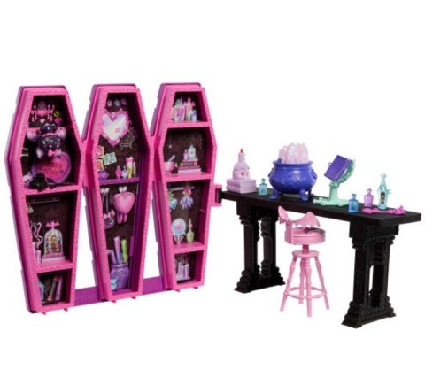 Zestaw akcesoriów Monster High Sekretny pokój eliksirów Draculaury Mattel