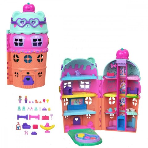 Zestaw figurek Polly Pocket Lodowy domek z basenem Mattel
