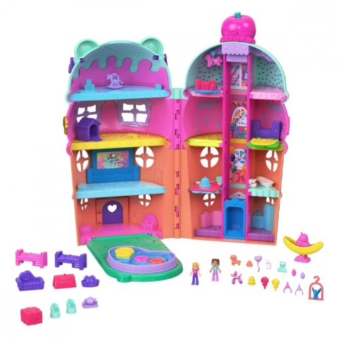 Zestaw figurek Polly Pocket Lodowy domek z basenem Mattel