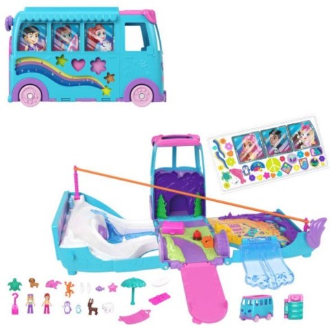 Zestaw podróżny Van Polly Pocket Mattel