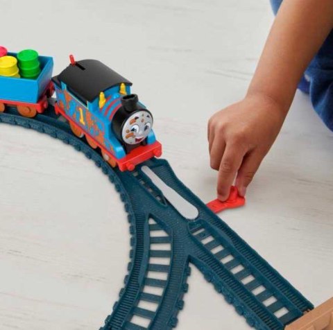 Zestaw z lokomotywą z napędem Tomek i Przyjaciele Błotna przygoda Fisher Price