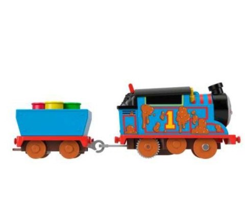 Zestaw z lokomotywą z napędem Tomek i Przyjaciele Błotna przygoda Fisher Price