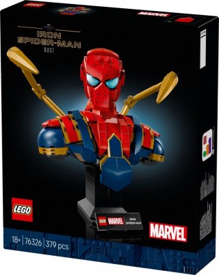 Klocki Super Heroes 76326 Popiersie Iron Spider-Mana LEGO