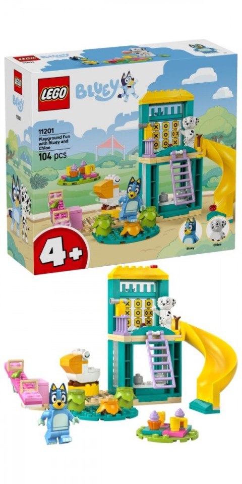 Klocki Bluey 11201 Blue i Łatka na placu zabaw LEGO Klocki Bluey 11201 Blue i Łatka na placu zabaw LEGO