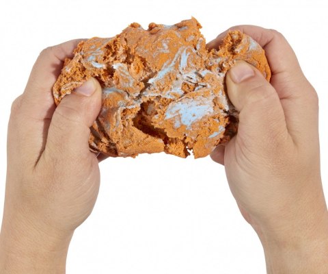 Masa plastyczna Wonder Factory Never Dry Dough błękitny, pomarańczowy MGA