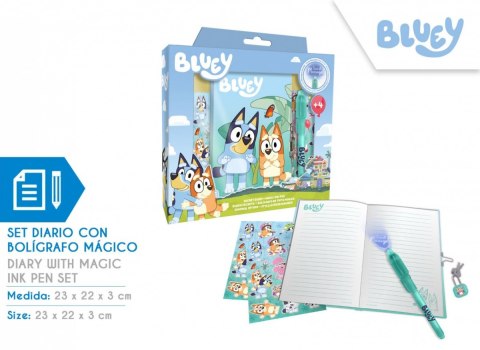 Pamiętnik z magicznym długopisem Bluey Kids Euroswan