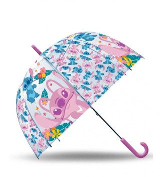 Parasolka przezroczysta manualna 19 cali Stitch Kids Euroswan