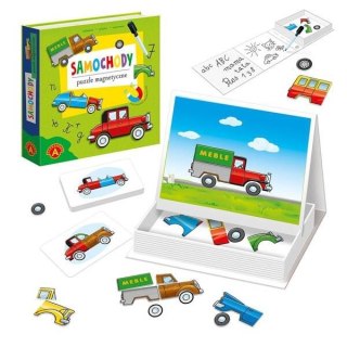 Puzzle magnetyczne Samochody Alexander