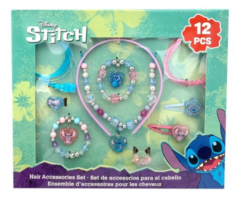 Zestaw biżuterii i akcesoriów do włosów Stitch Kids Euroswan