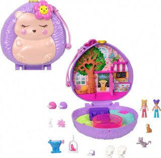 Zestaw figurek Polly Pocket Kawiarenka jeżyka Zestaw kompaktowy Mattel