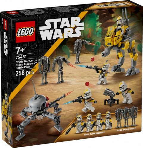 Klocki Star Wars 75431 Zestaw bitewny - żołnierze-klony z 327. korpusu galaktycznego LEGO